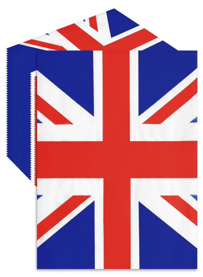 Geodurn 50 Pieces Union Jack Flag Paper Napkins, British Disposable Cocktail Napkins for UK Royal-Themed Celebrations, British Sports Events, King’s Coronation Decor, Afternoon Tea Party Supplies - Image 1